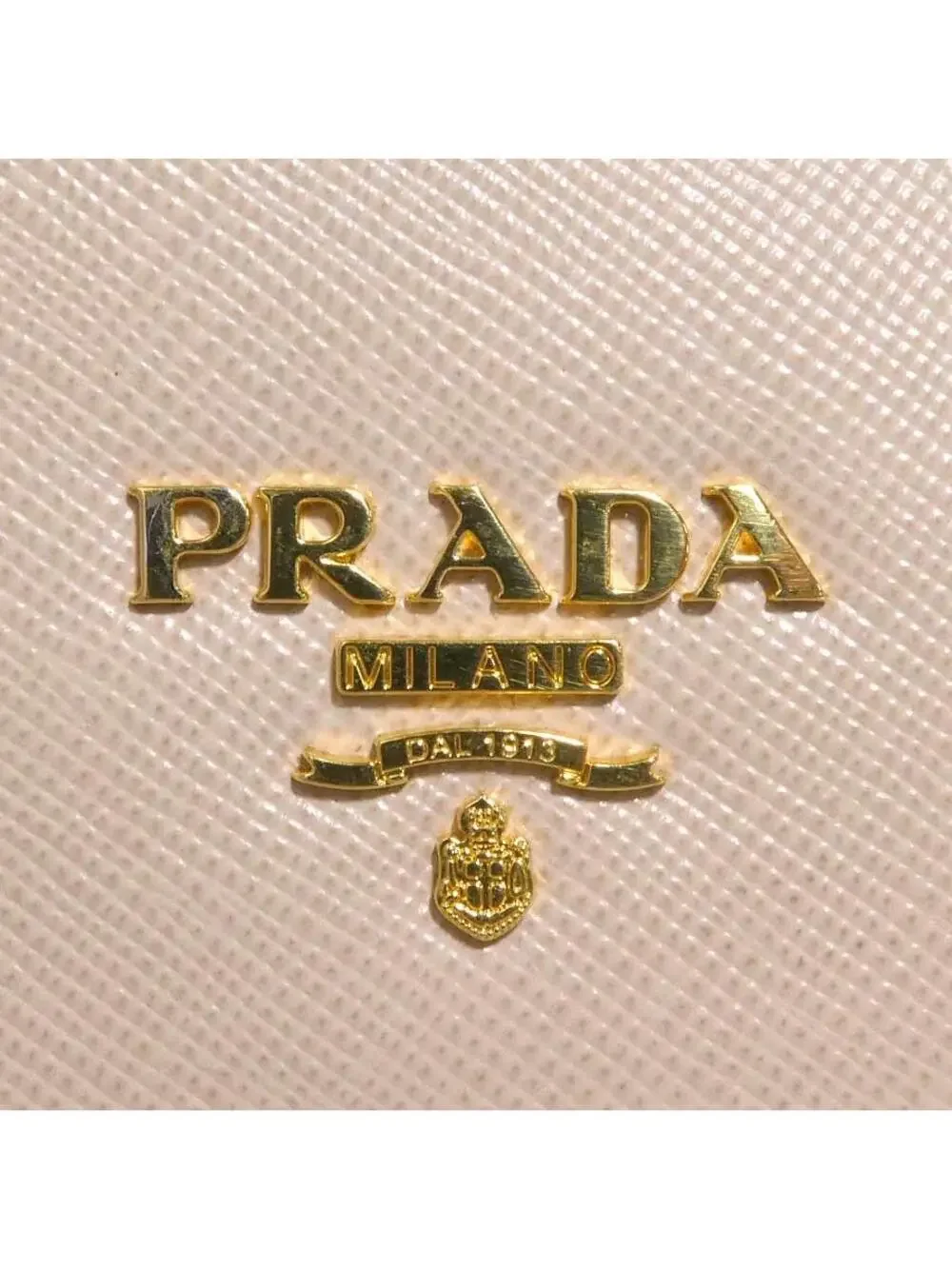 Auth Prada Bifold Long Wallet Light #280413P25B